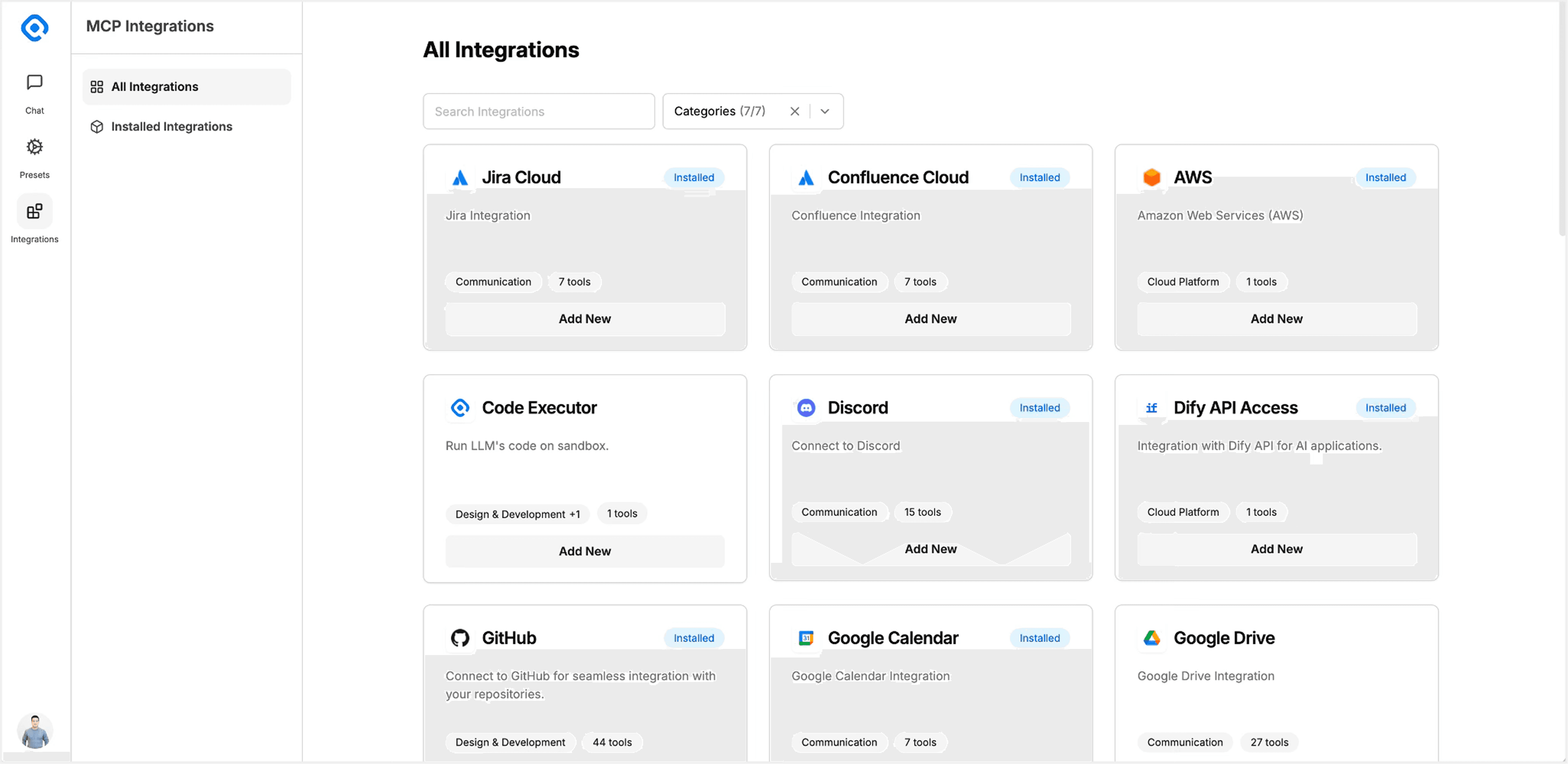 Integration Page