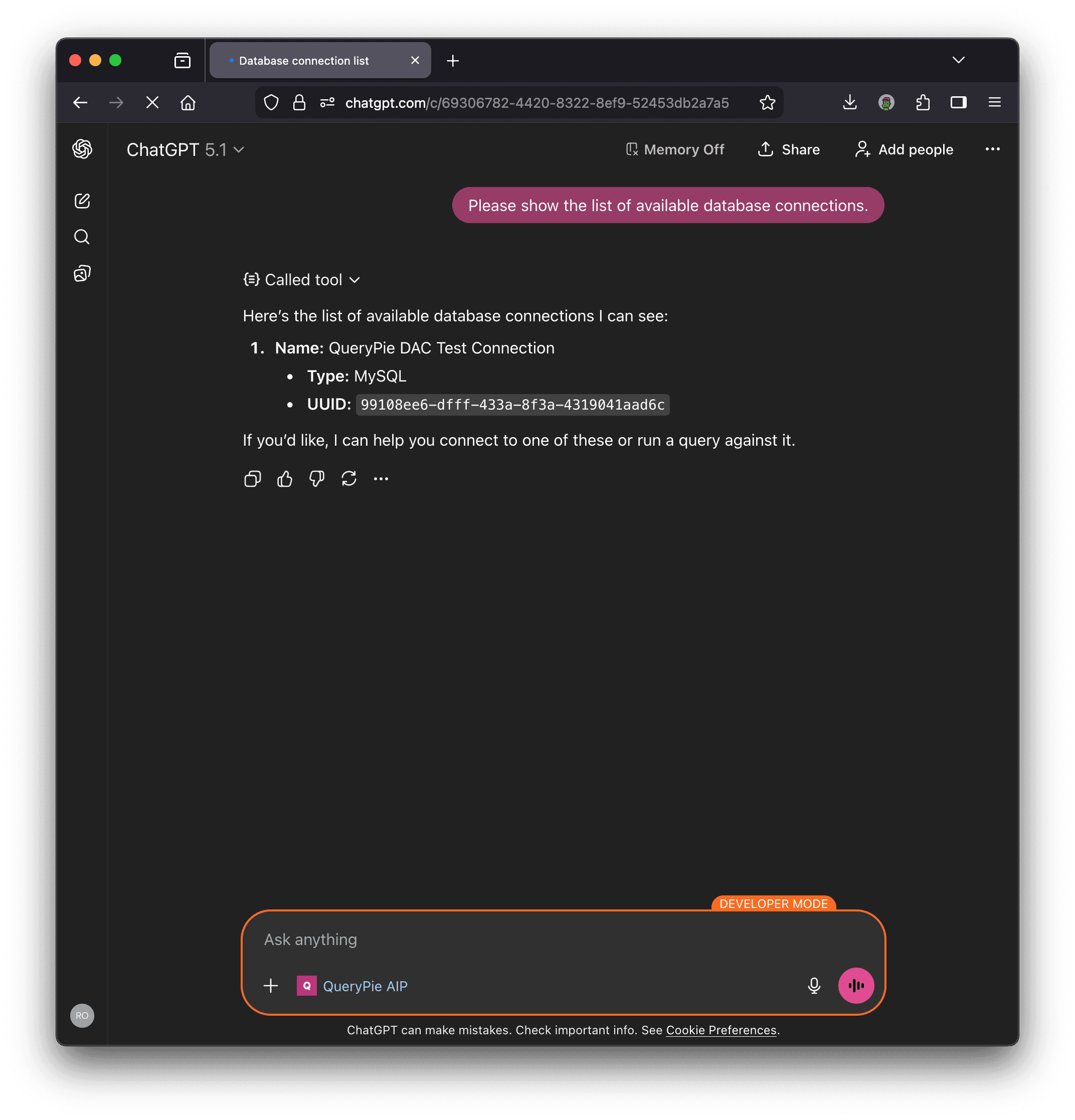 GPT Connector Settings 2